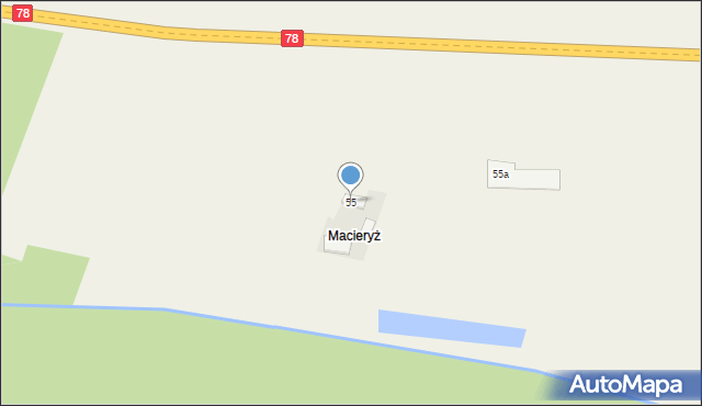 Kliszów, Kliszów, 55, mapa Kliszów