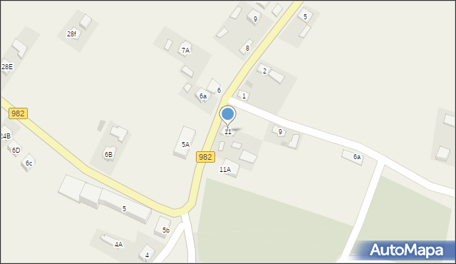 Kliszów, Kliszów, 11, mapa Kliszów