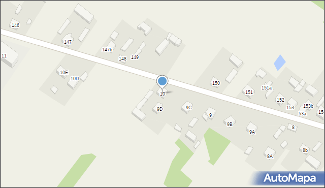 Kłocko, Kłocko, 10, mapa Kłocko