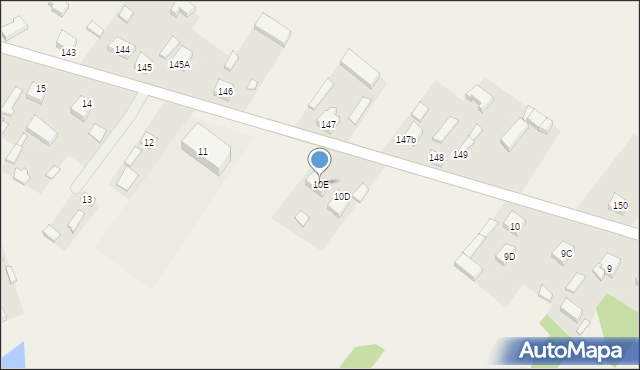 Kłocko, Kłocko, 10E, mapa Kłocko