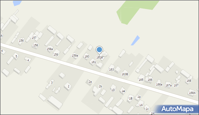 Kłocko, Kłocko, 161a, mapa Kłocko