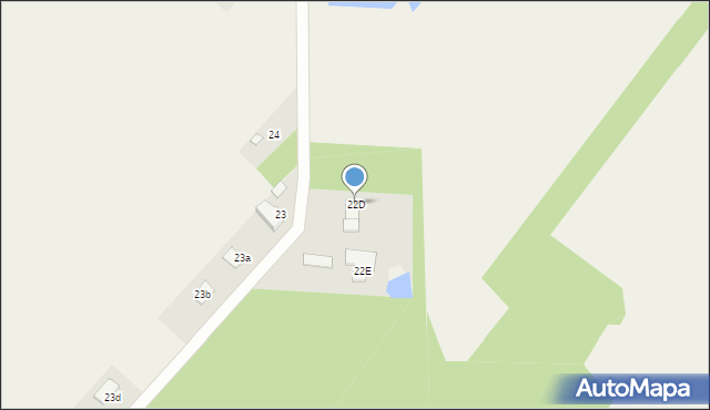 Kłocko, Kłocko, 22D, mapa Kłocko