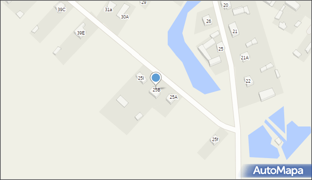 Kłocko, Kłocko, 25B, mapa Kłocko