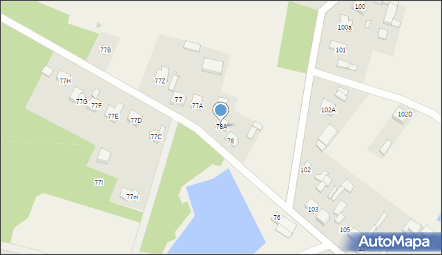 Kłocko, Kłocko, 78A, mapa Kłocko