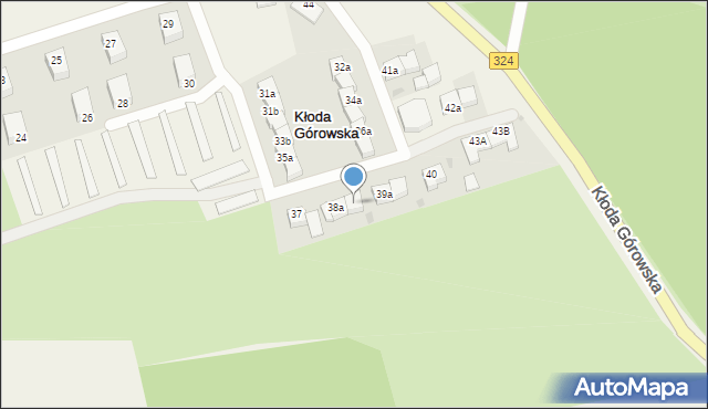 Kłoda Górowska, Kłoda Górowska, 38b, mapa Kłoda Górowska
