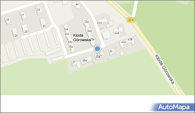 Kłoda Górowska, Kłoda Górowska, 39a, mapa Kłoda Górowska