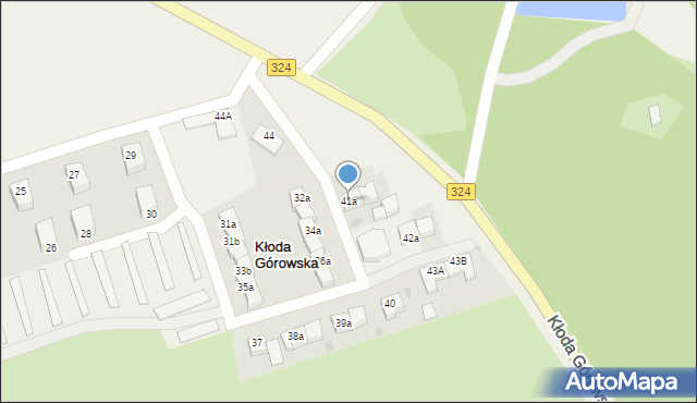 Kłoda Górowska, Kłoda Górowska, 41a, mapa Kłoda Górowska