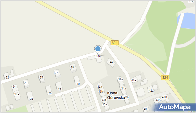 Kłoda Górowska, Kłoda Górowska, 44A, mapa Kłoda Górowska