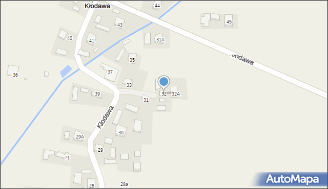 Kłodawa, Kłodawa, 32, mapa Kłodawa