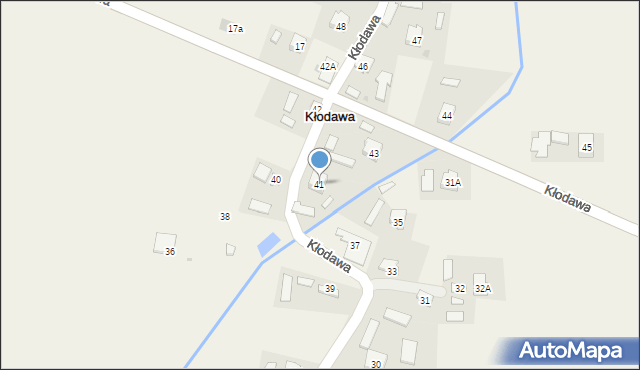 Kłodawa, Kłodawa, 41, mapa Kłodawa