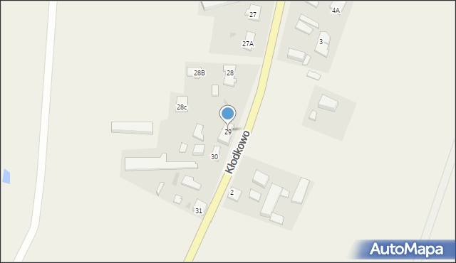 Kłodkowo, Kłodkowo, 29, mapa Kłodkowo