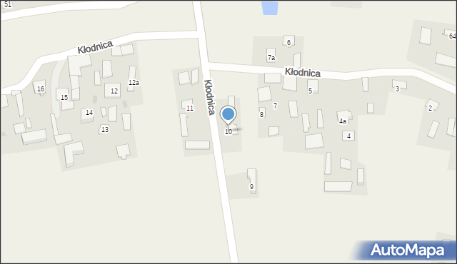 Kłodnica, Kłodnica, 10, mapa Kłodnica