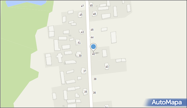 Kłodnica Dolna, Kłodnica Dolna, 42, mapa Kłodnica Dolna