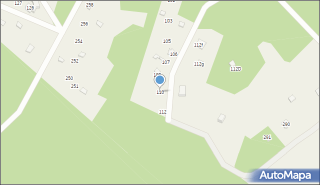 Kłodno, Kłodno, 110, mapa Kłodno