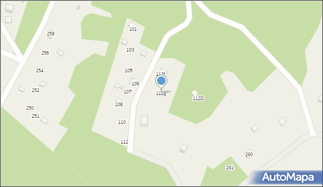 Kłodno, Kłodno, 112g, mapa Kłodno