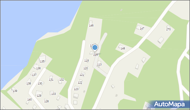 Kłodno, Kłodno, 115, mapa Kłodno