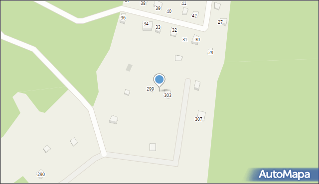 Kłodno, Kłodno, 301, mapa Kłodno