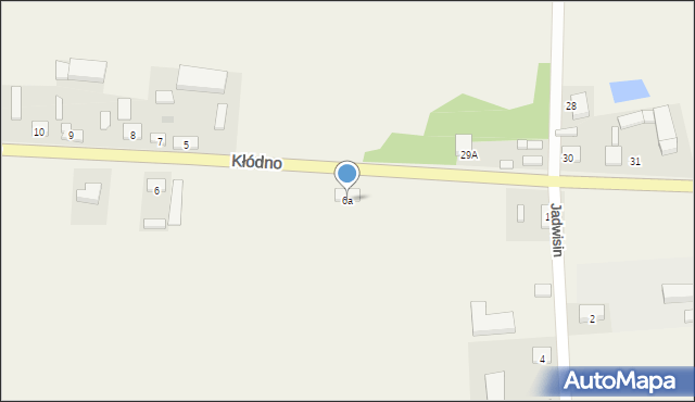 Kłódno, Kłódno, 6a, mapa Kłódno