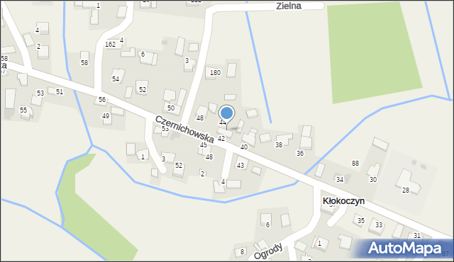 Kłokoczyn, Kłokoczyn, 80, mapa Kłokoczyn