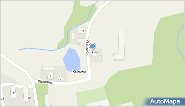 Kłokowo, Kłokowo, 6, mapa Kłokowo