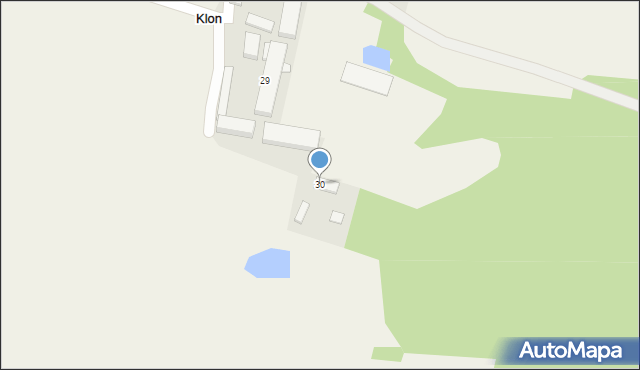 Klon, Klon, 30, mapa Klon