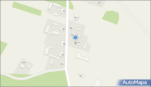 Klon, Klon, 58/1, mapa Klon