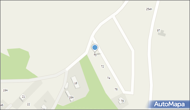 Kłonice, Kłonice, 70, mapa Kłonice