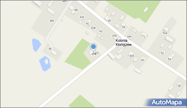 Kłoniszew, Kłoniszew, 43B, mapa Kłoniszew