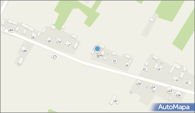 Klonów, Klonów, 16, mapa Klonów