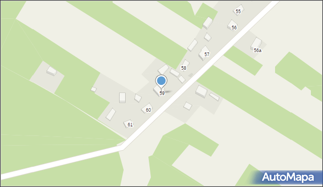 Klonów, Klonów, 59, mapa Klonów