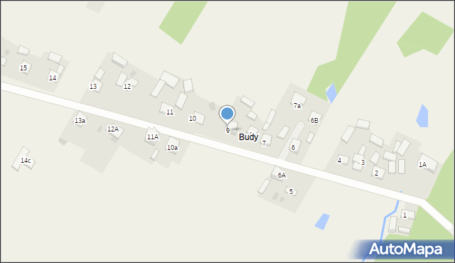 Klonów, Klonów, 9, mapa Klonów