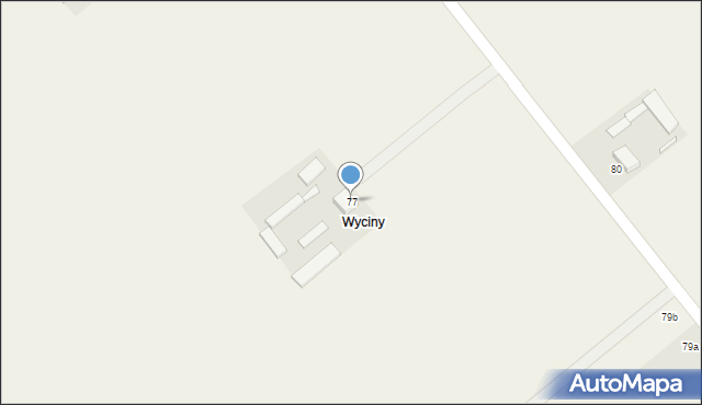 Kłonów, Kłonów, 77, mapa Kłonów