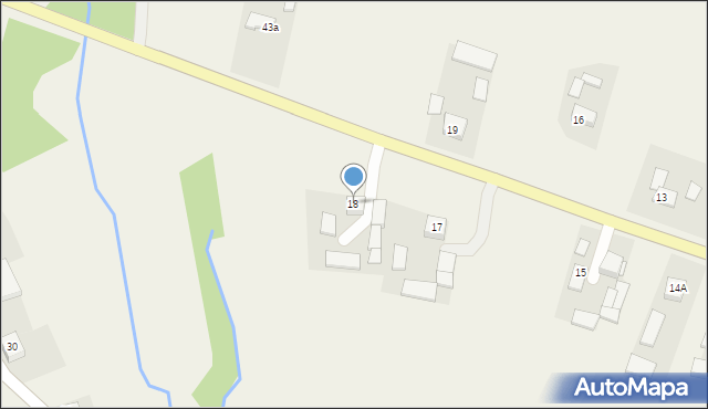 Klonów, Klonów, 18, mapa Klonów