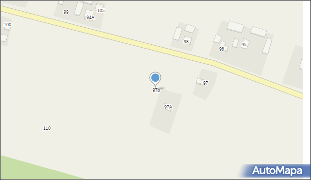 Klonów, Klonów, 97b, mapa Klonów