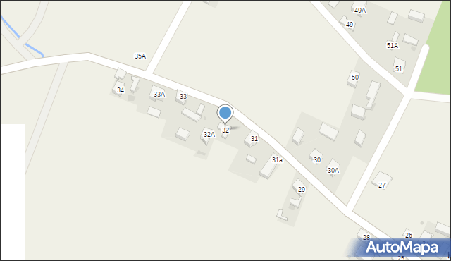 Klonów, Klonów, 32, mapa Klonów