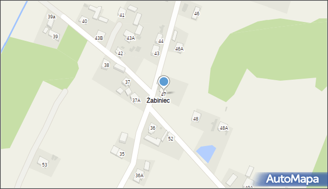 Klonów, Klonów, 47, mapa Klonów