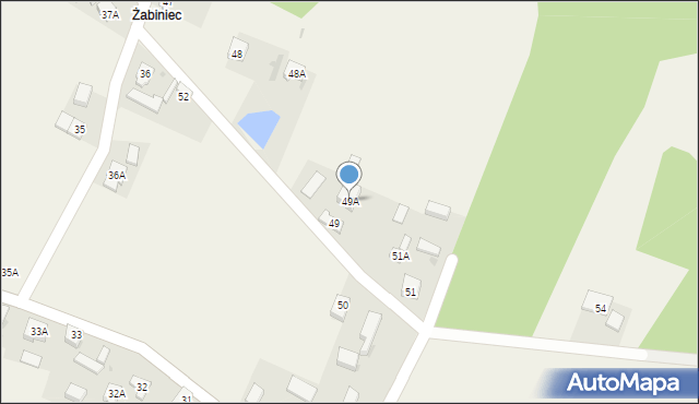 Klonów, Klonów, 49A, mapa Klonów