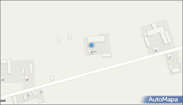 Klonówek, Klonówek, 19, mapa Klonówek