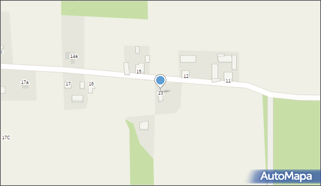 Klonowiec Stary, Klonowiec Stary, 13, mapa Klonowiec Stary