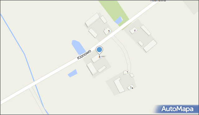 Klonowo, Klonowo, 6, mapa Klonowo