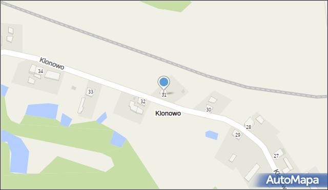 Klonowo, Klonowo, 31, mapa Klonowo