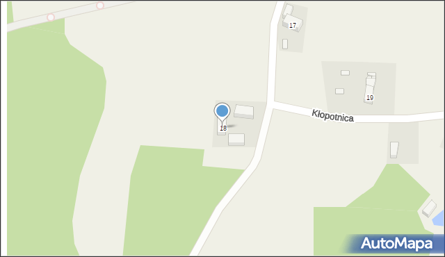 Kłopotnica, Kłopotnica, 18, mapa Kłopotnica