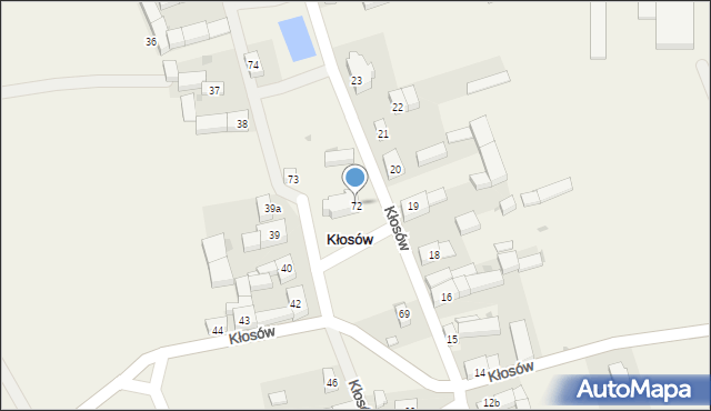 Kłosów, Kłosów, 72, mapa Kłosów