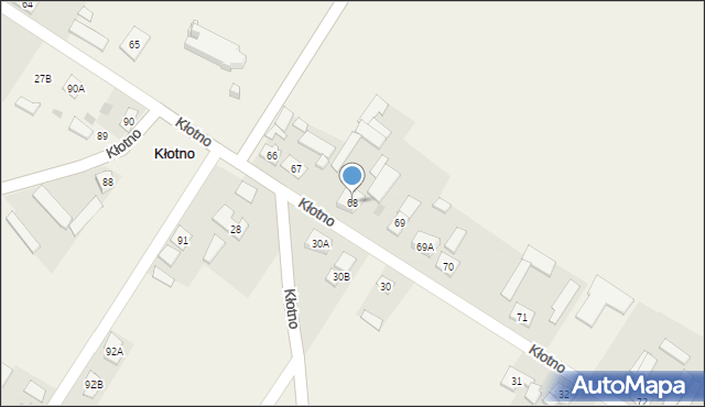 Kłotno, Kłotno, 68, mapa Kłotno