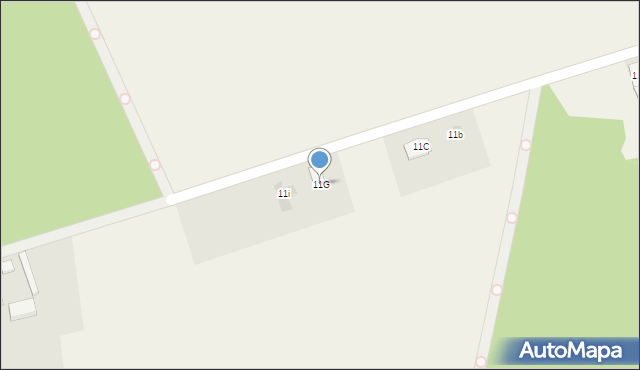 Klotyldzin, Klotyldzin, 11G, mapa Klotyldzin