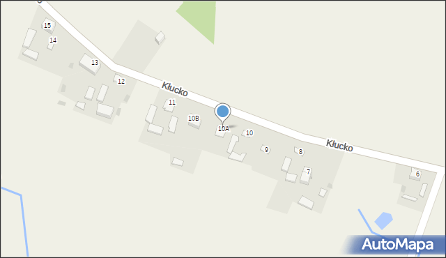 Kłucko, Kłucko, 10A, mapa Kłucko