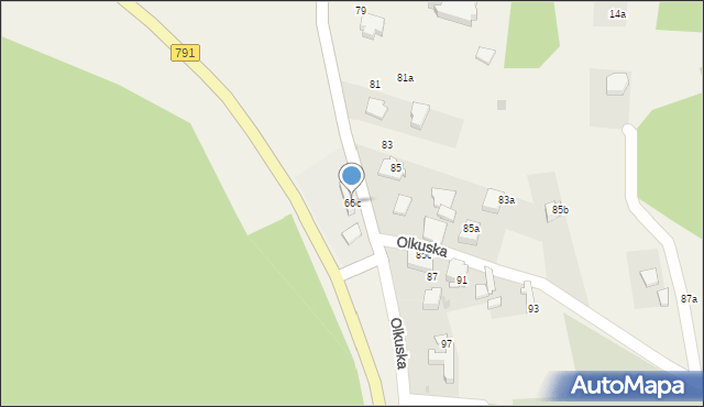 Klucze, Klucze, 66c, mapa Klucze
