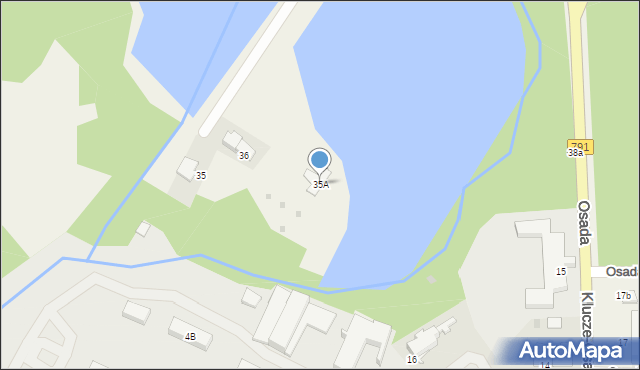 Klucze, Klucze-Osada, 35A, mapa Klucze
