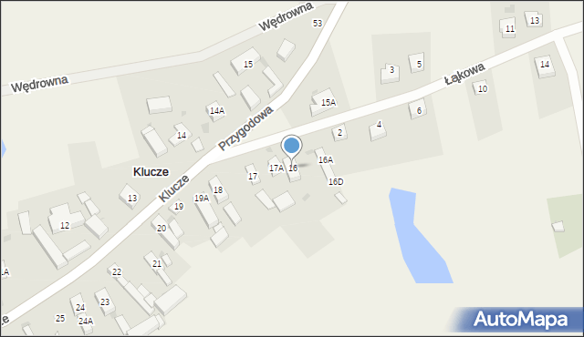 Klucze, Klucze, 16, mapa Klucze