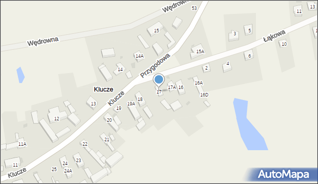 Klucze, Klucze, 17, mapa Klucze